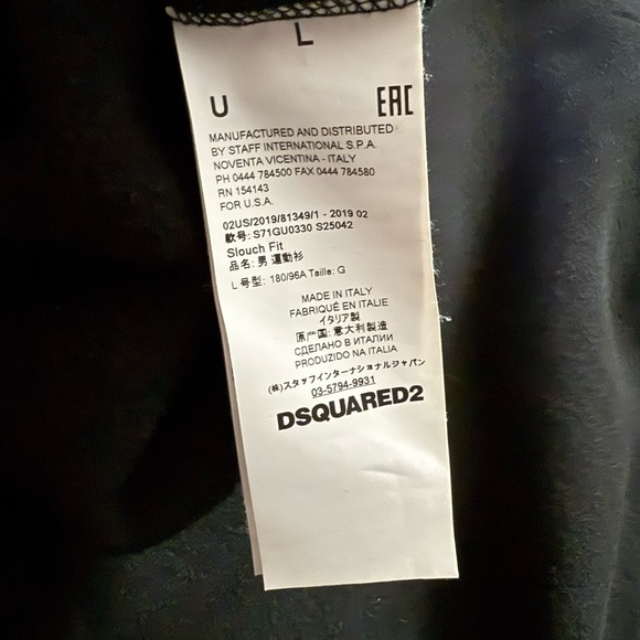 Dsquared2 Black Graphic Sweatshirt - Picture 4 of 5